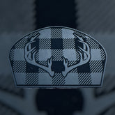 Deer Antlers - Quilted -  Hat Patch